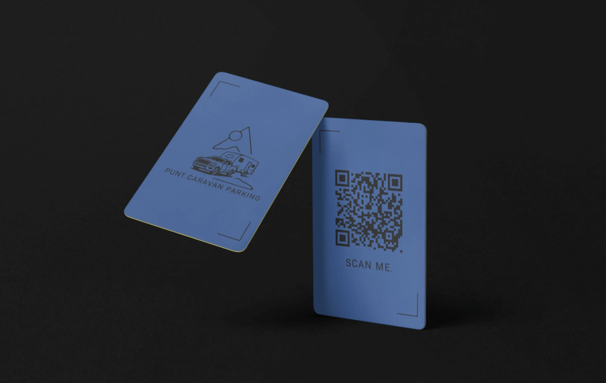 Punt Caravan Parking — Business Cards