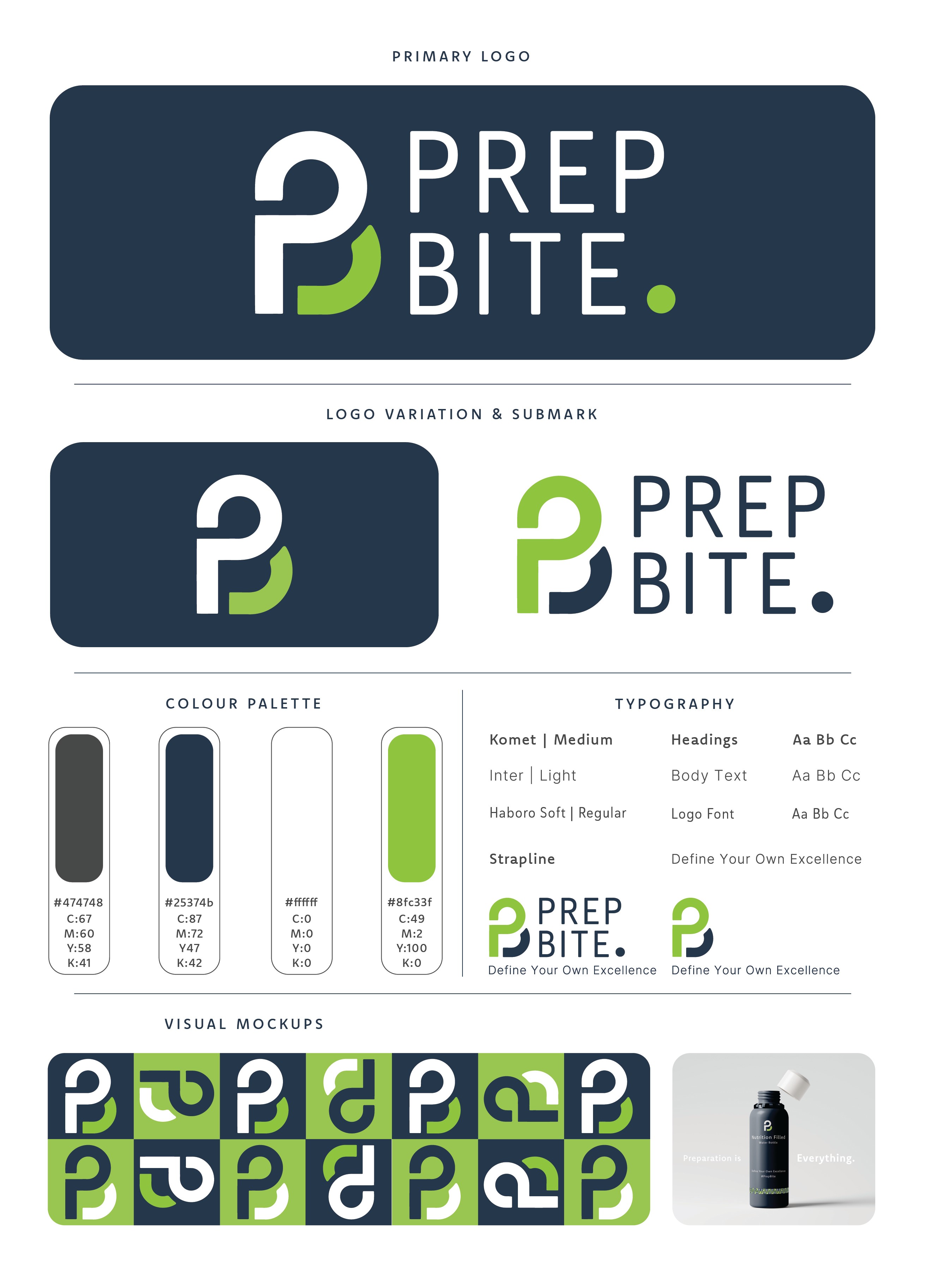 PrepBite branding overview