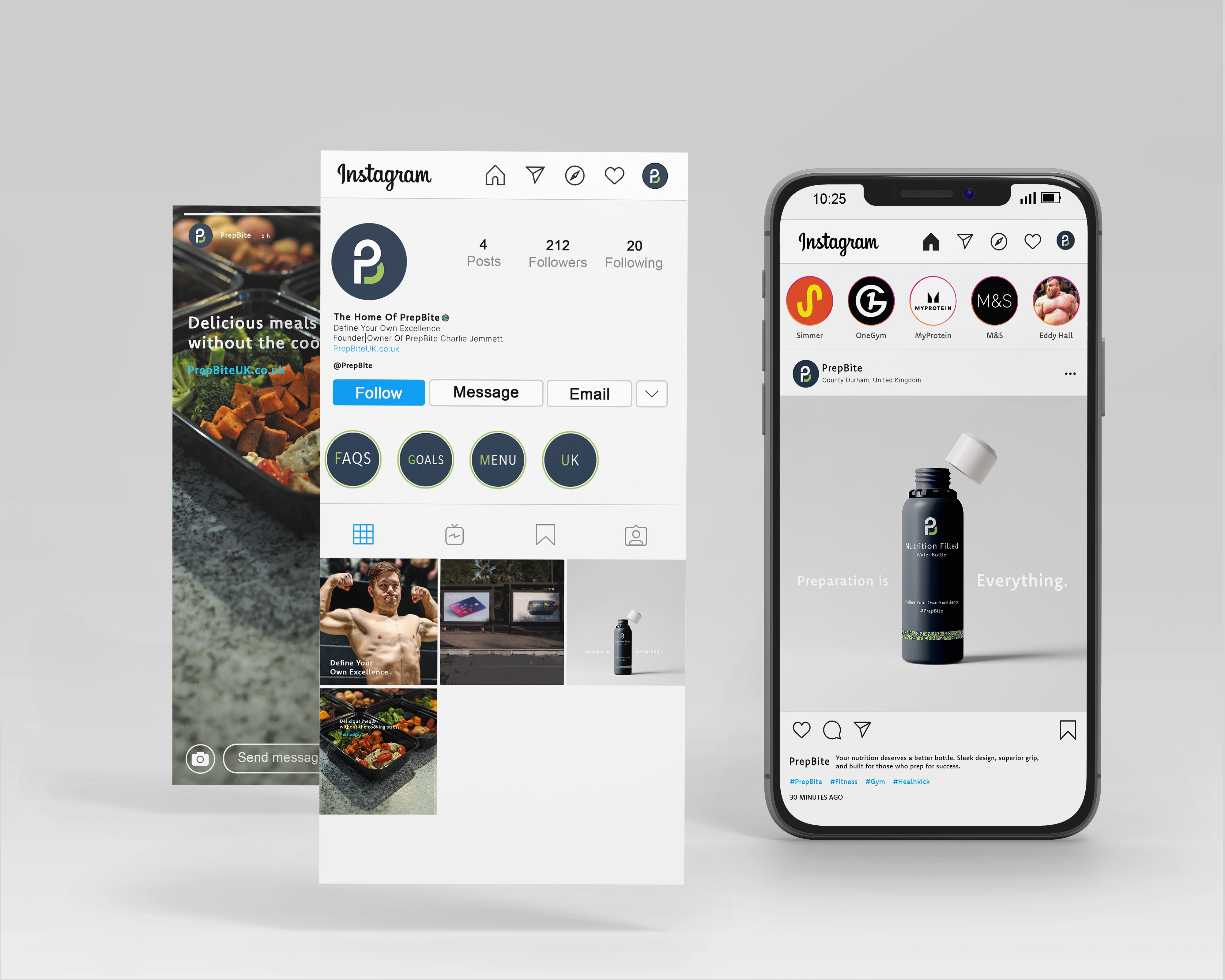 PrepBite social media assets